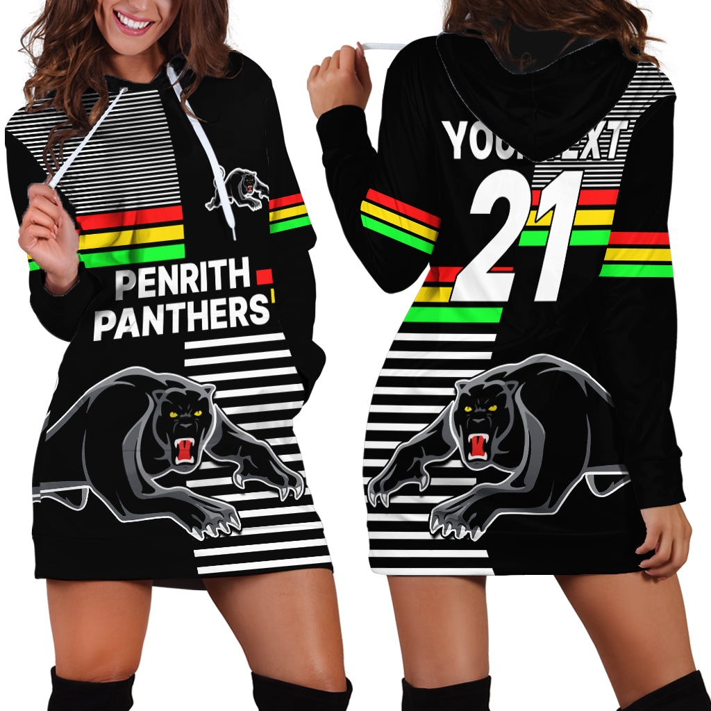 (Custom Text And Number) Penrith Panthers Rugby Hoodie Dress Proud The Panthers Comeback - Vibe Hoodie Shop