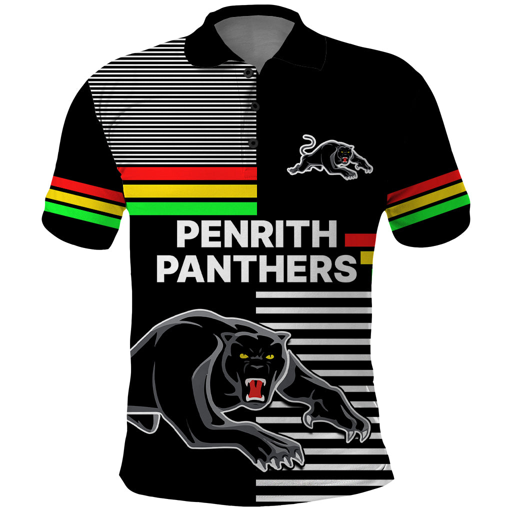 (Custom Text And Number) Penrith Panthers Rugby Polo Shirt Proud The Panthers Comeback LT9 - Vibe Hoodie Shop