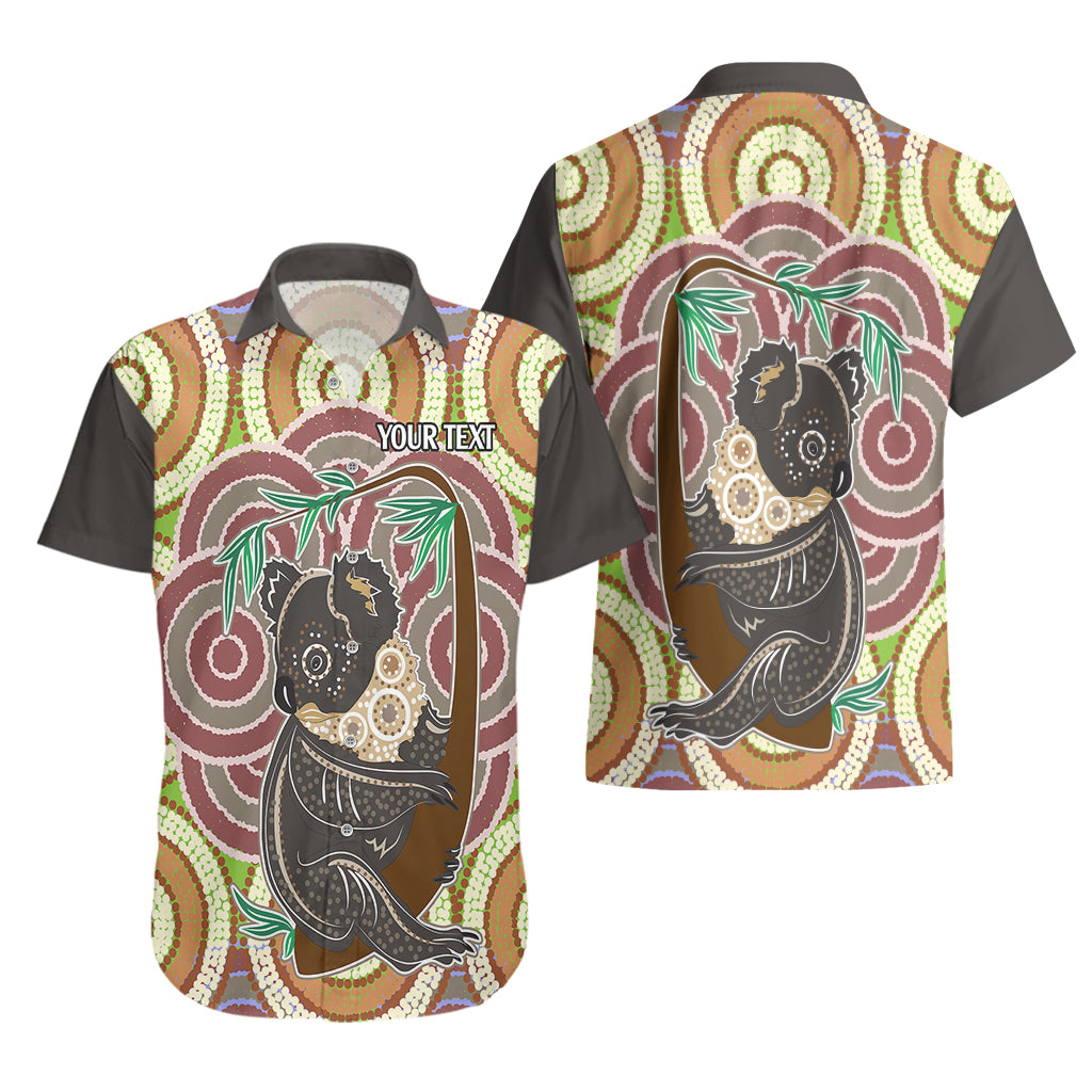 Personalised Australia Koala Hawaiian Shirt Aboriginal - Vibe Hoodie Shop