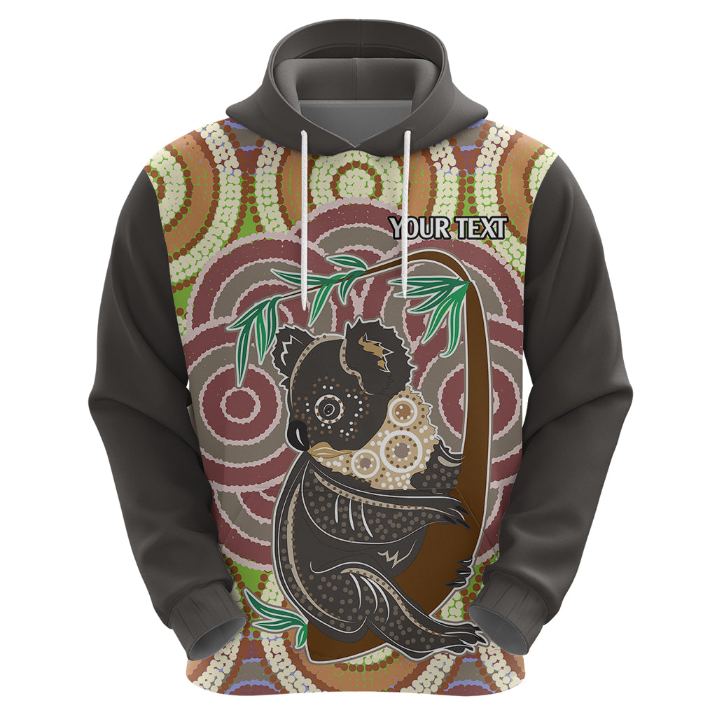 Personalised Australia Koala Hoodie Aboriginal LT9 - Vibe Hoodie Shop