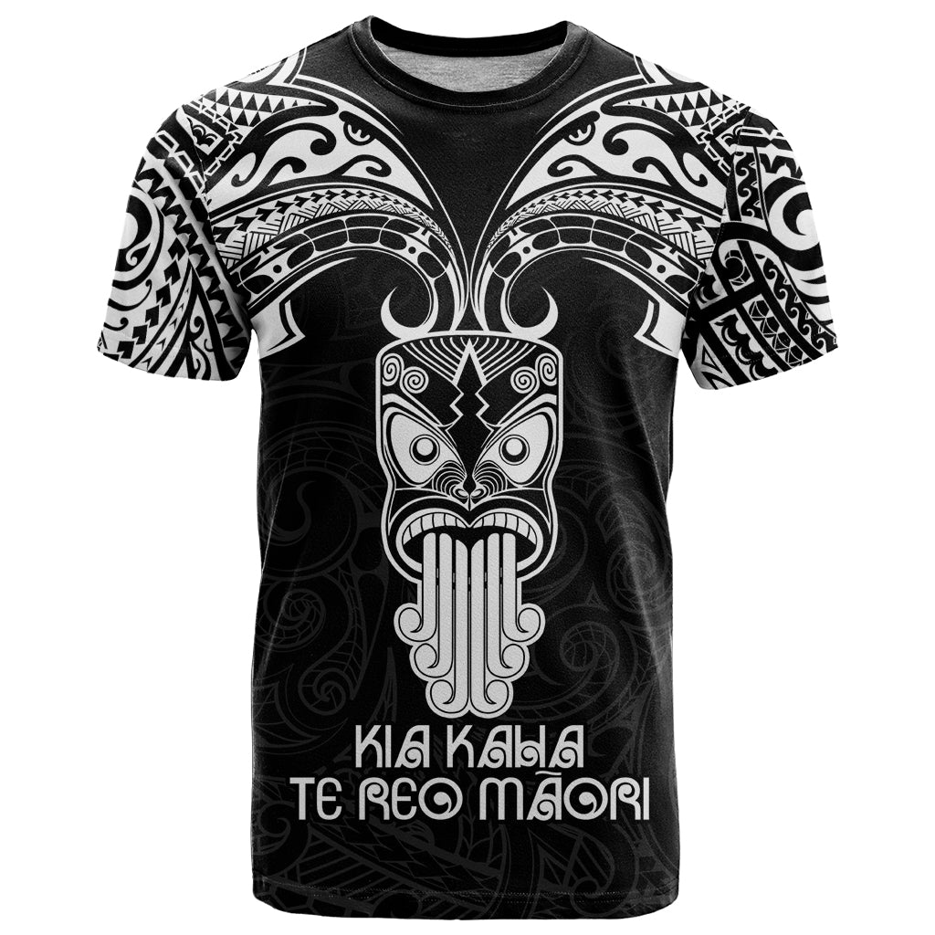 New Zealand Te Reo Maori T Shirt Kia Kaha Maori Language Week Black Style LT9 - Vibe Hoodie Shop