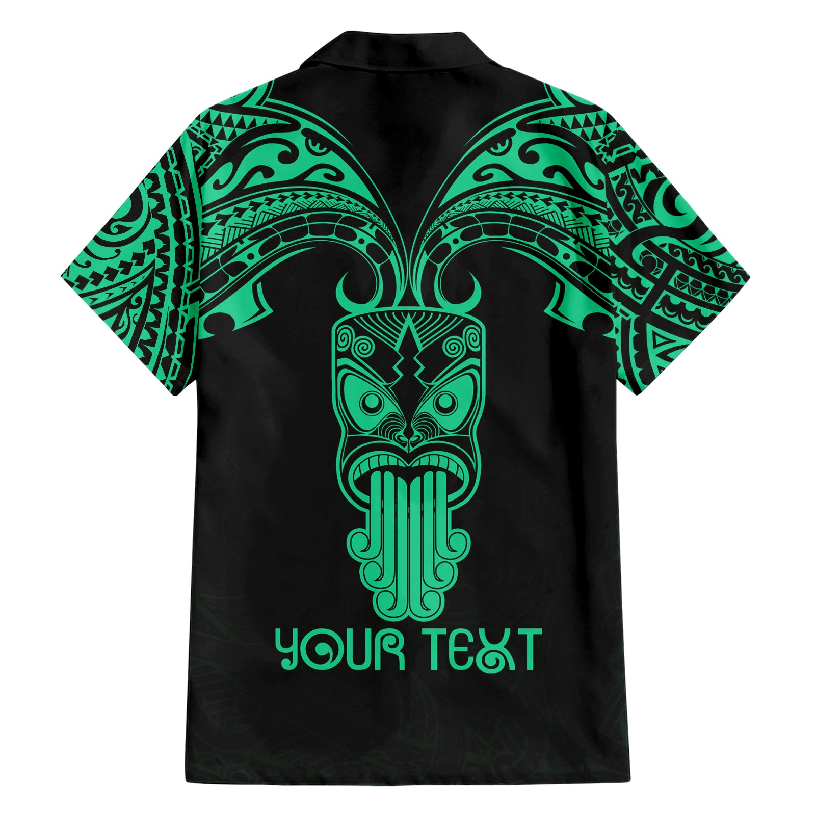 Personalised New Zealand Te Reo Maori Hawaiian Shirt Kia Kaha Maori Language Week Green Style - Vibe Hoodie Shop