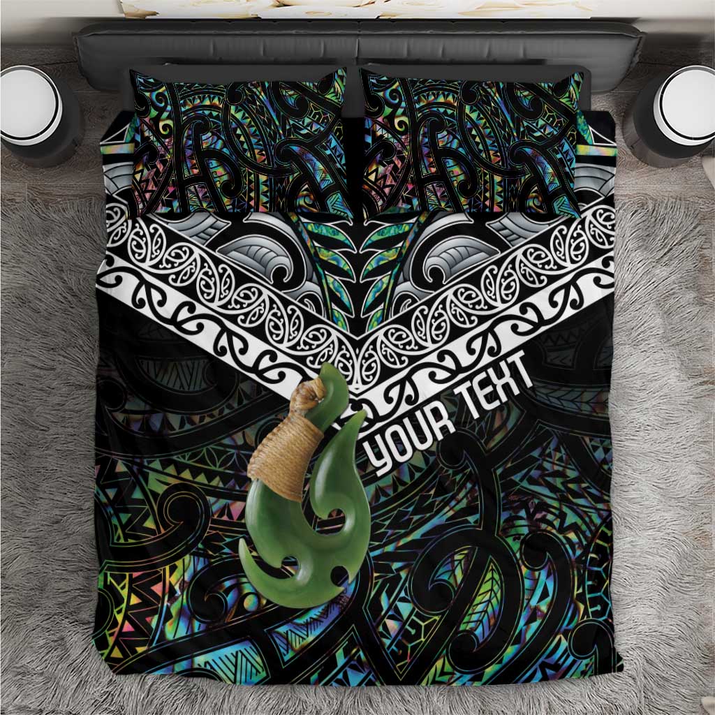 Personalised Maori Manaia Bedding Set New Zealand Tribal Hei Matau Papua Shell - Vibe Hoodie Shop