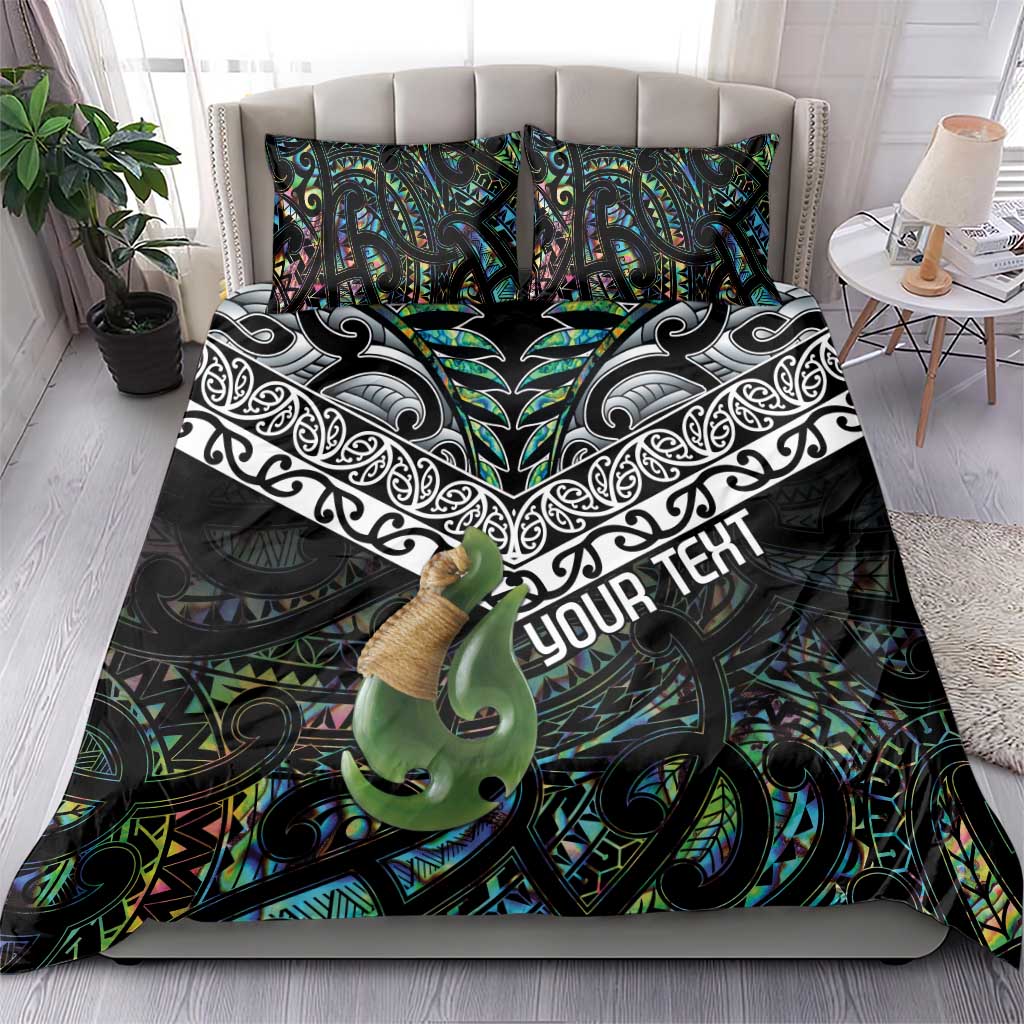 Personalised Maori Manaia Bedding Set New Zealand Tribal Hei Matau Papua Shell - Vibe Hoodie Shop