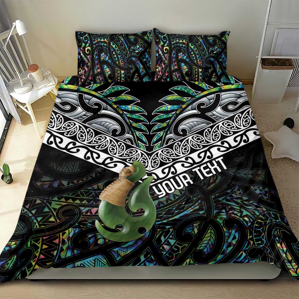 Personalised Maori Manaia Bedding Set New Zealand Tribal Hei Matau Papua Shell - Vibe Hoodie Shop