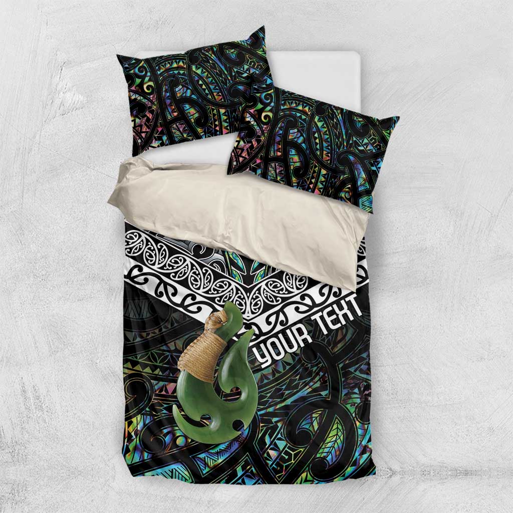 Personalised Maori Manaia Bedding Set New Zealand Tribal Hei Matau Papua Shell - Vibe Hoodie Shop