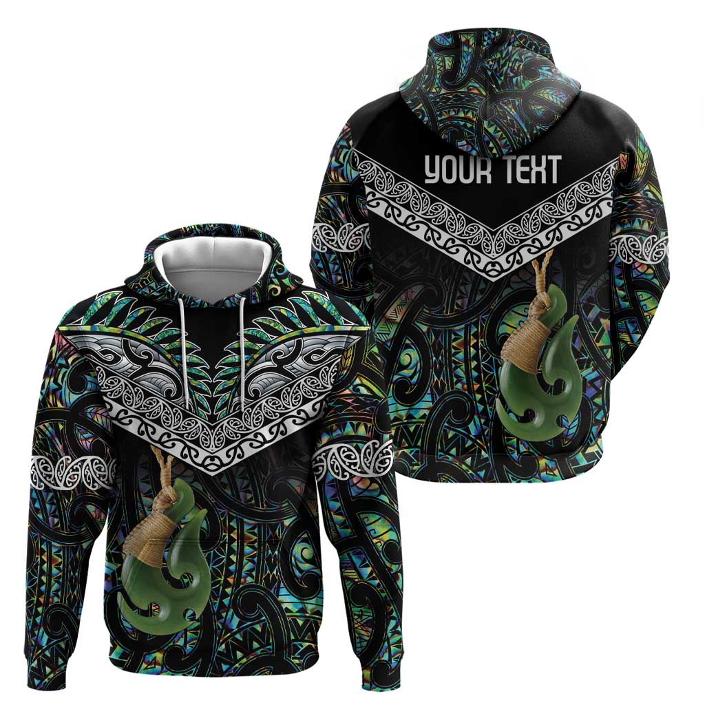 Personalised Maori Manaia Hoodie New Zealand Tribal Hei Matau Papua Shell LT9 - Vibe Hoodie Shop