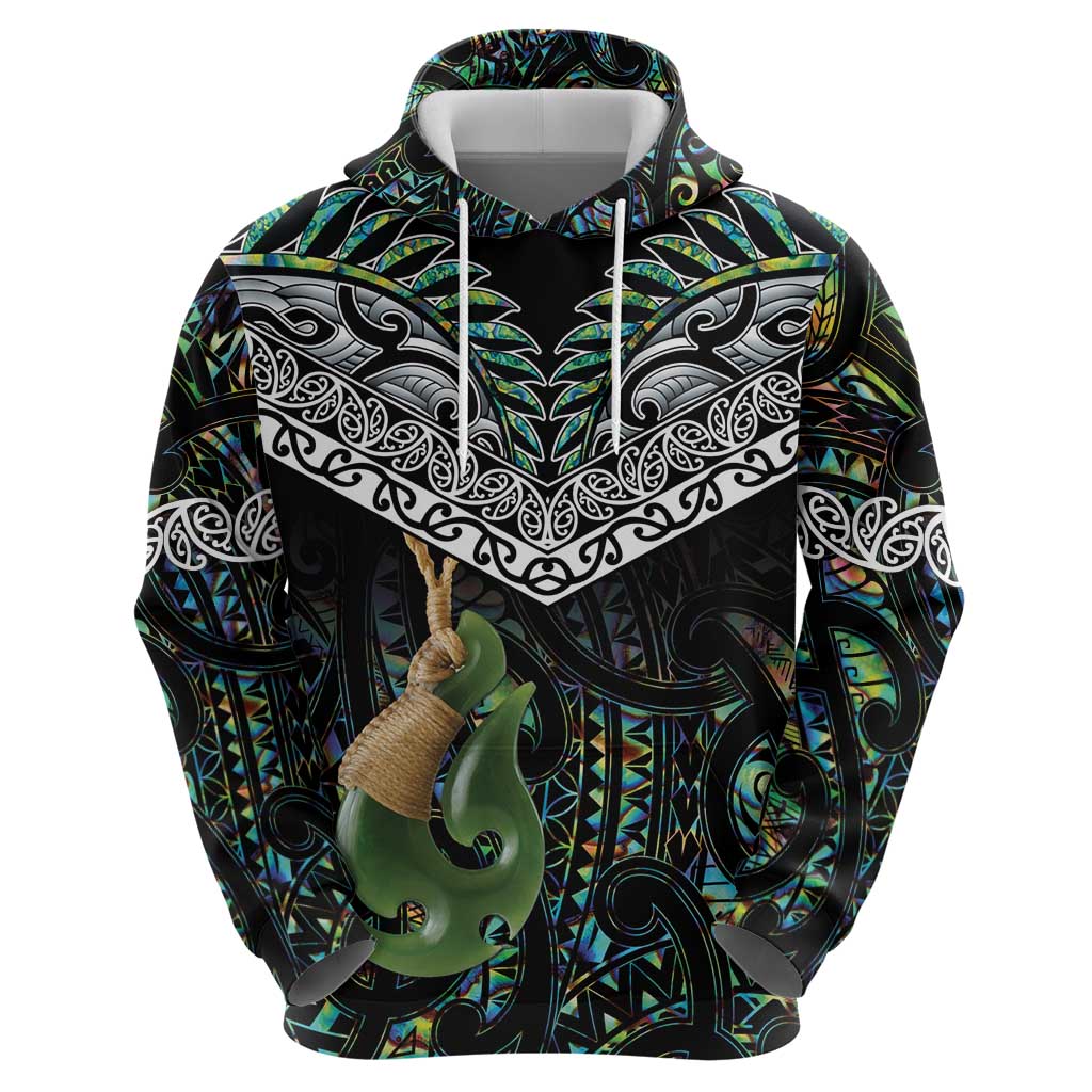 Personalised Maori Manaia Hoodie New Zealand Tribal Hei Matau Papua Shell LT9 - Vibe Hoodie Shop