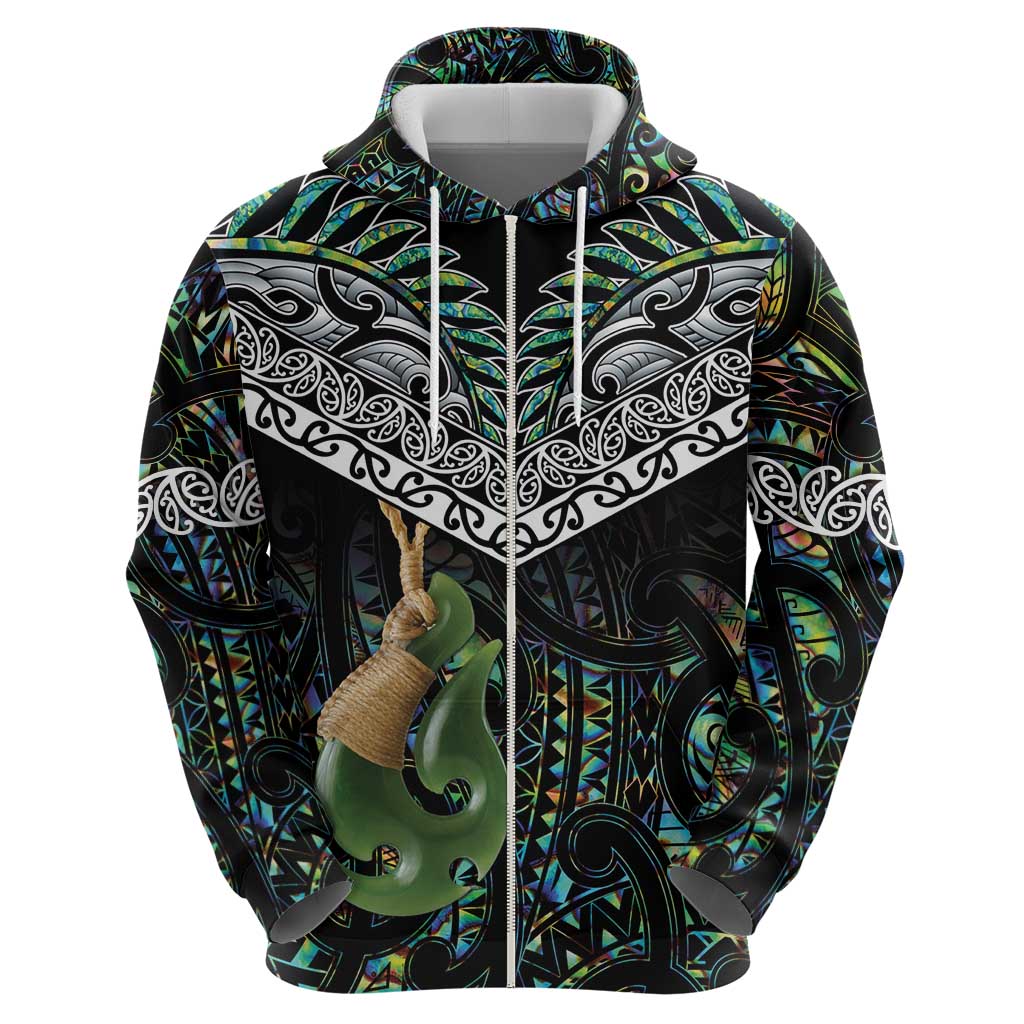 Personalised Maori Manaia Hoodie New Zealand Tribal Hei Matau Papua Shell LT9 - Vibe Hoodie Shop