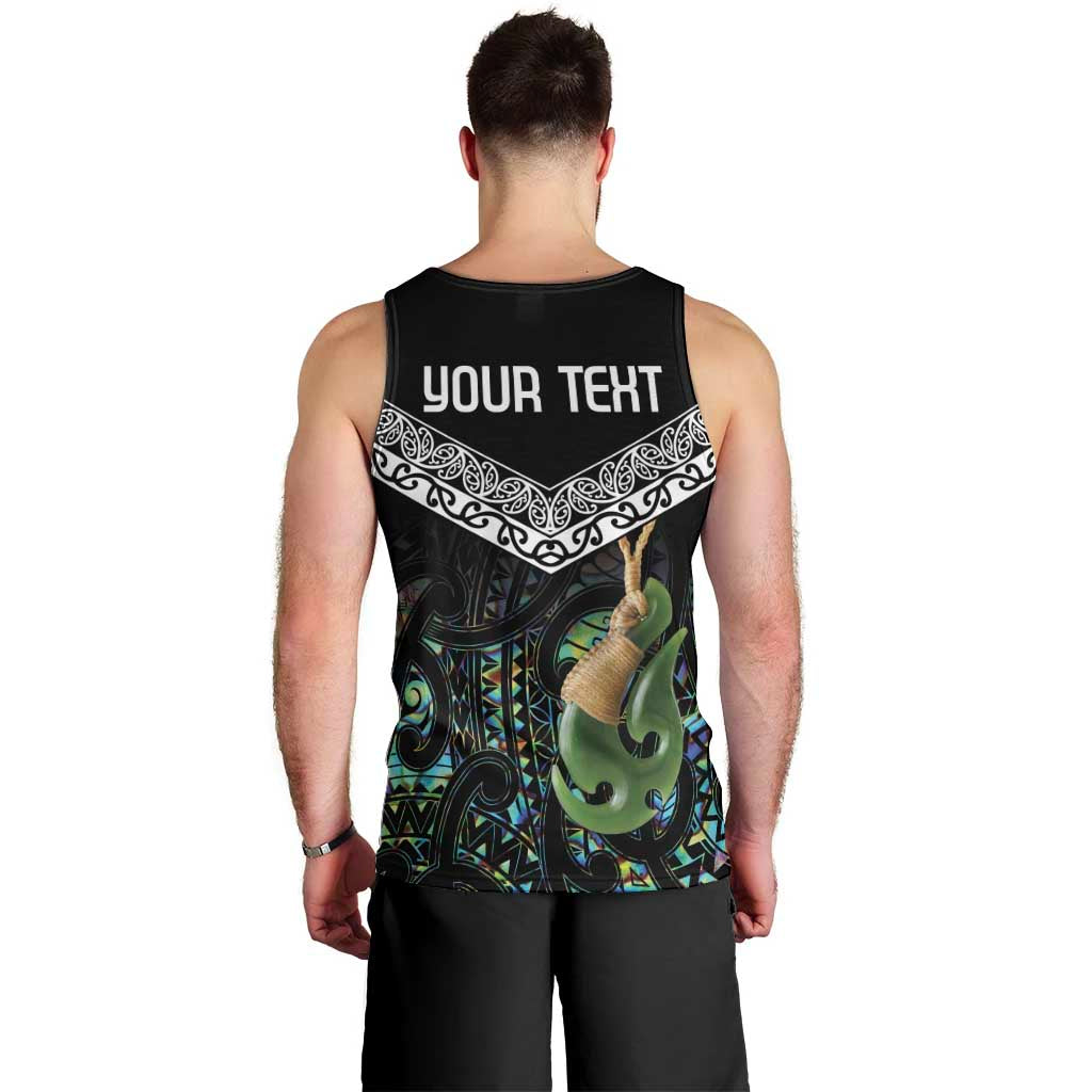 Personalised Maori Manaia Men Tank Top New Zealand Tribal Hei Matau Papua Shell - Vibe Hoodie Shop