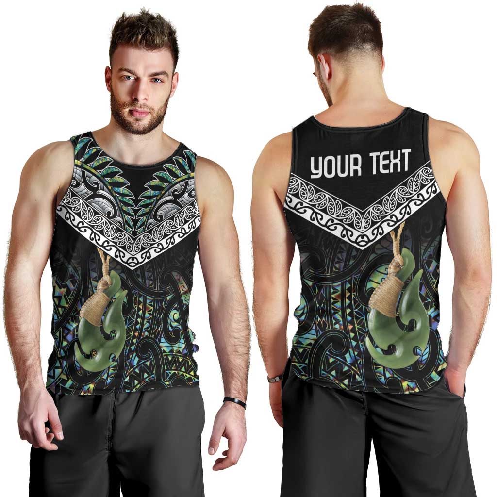 Personalised Maori Manaia Men Tank Top New Zealand Tribal Hei Matau Papua Shell - Vibe Hoodie Shop