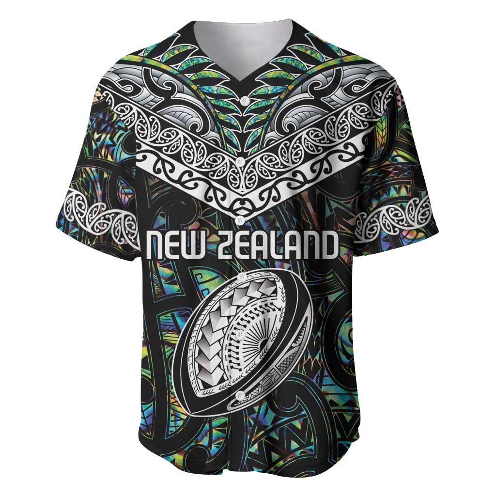 Custom New Zealand Baseball Jersey Maori Rugby Tattoo Papua Shell - Vibe Hoodie Shop