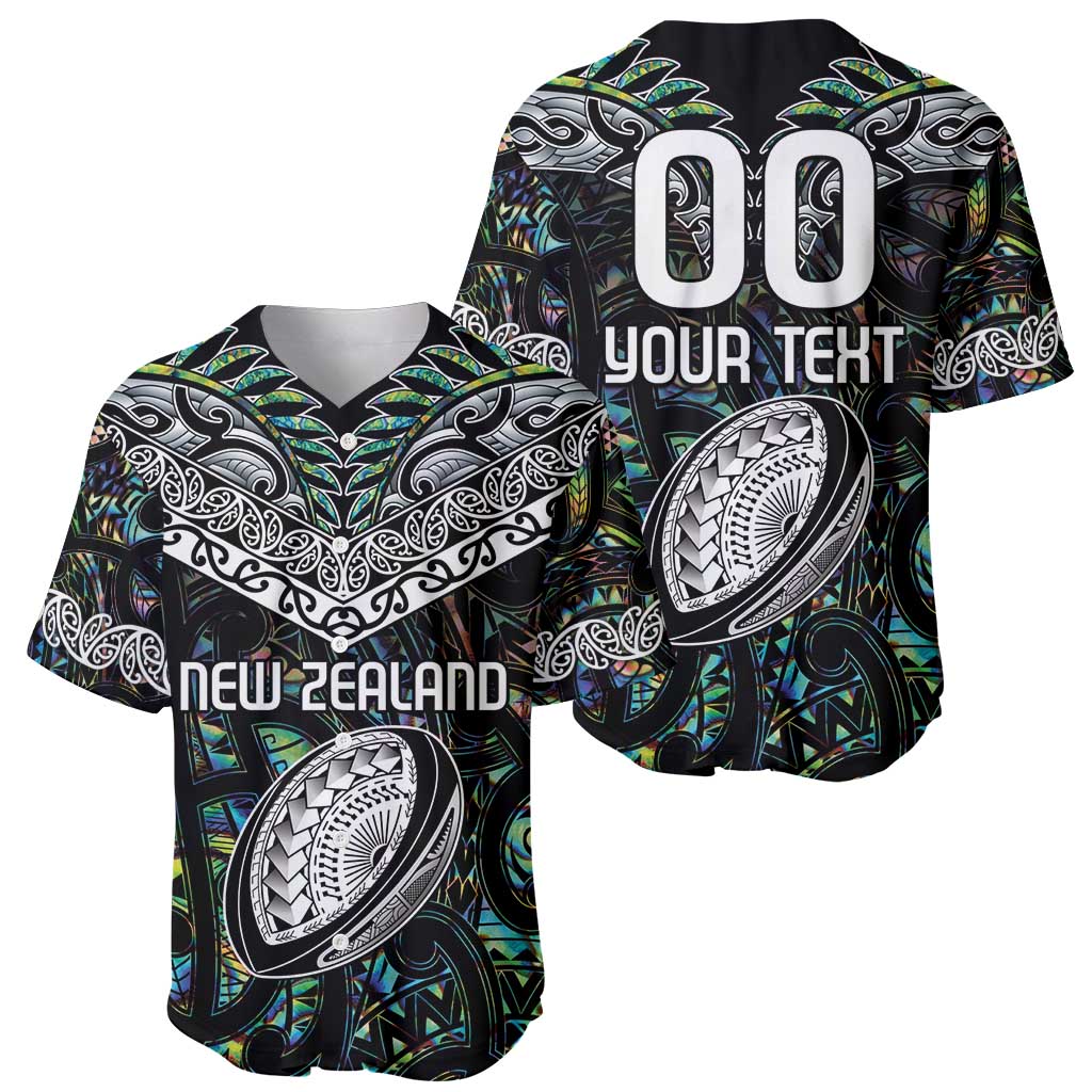 Custom New Zealand Baseball Jersey Maori Rugby Tattoo Papua Shell - Vibe Hoodie Shop