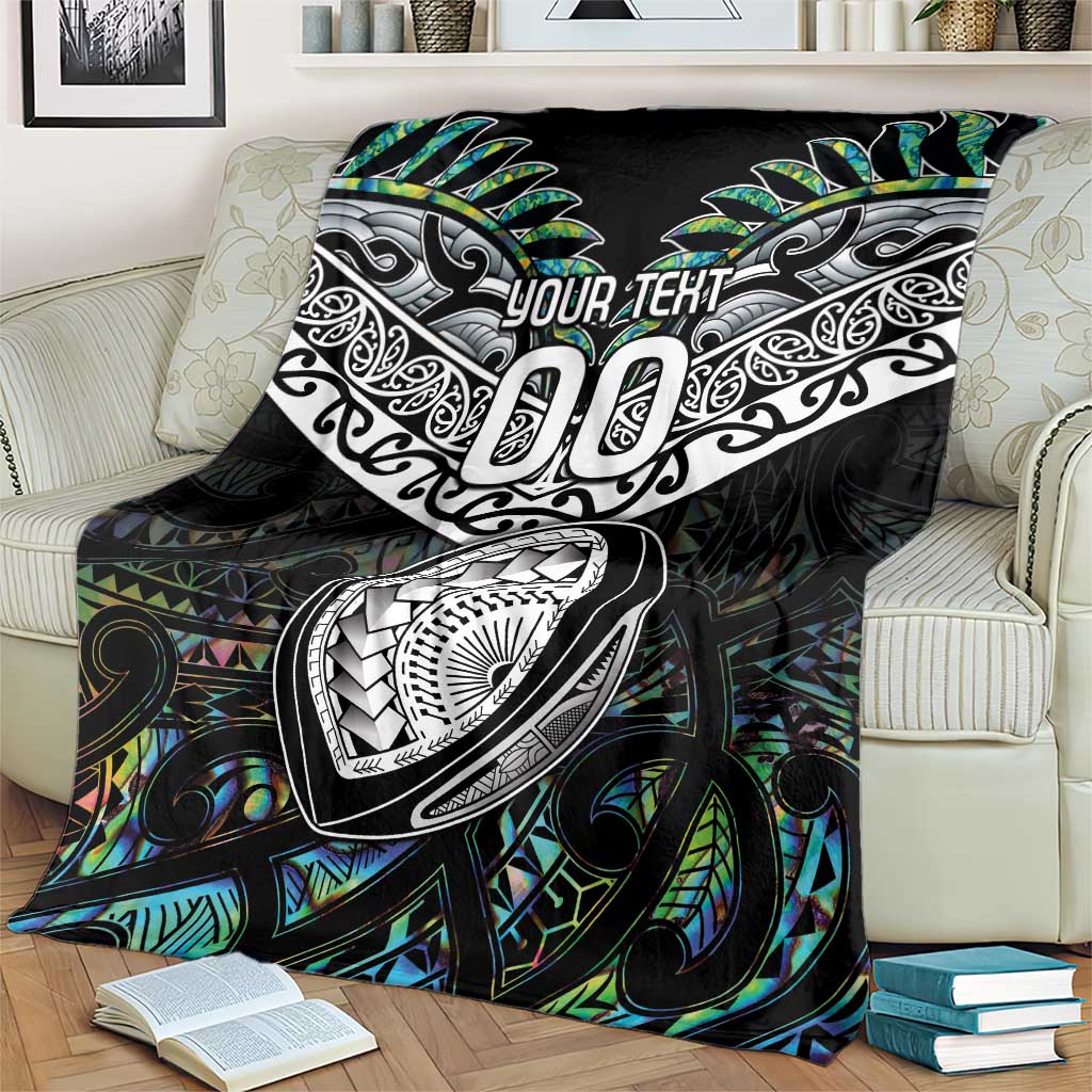 Custom New Zealand Blanket Maori Rugby Tattoo Papua Shell - Vibe Hoodie Shop