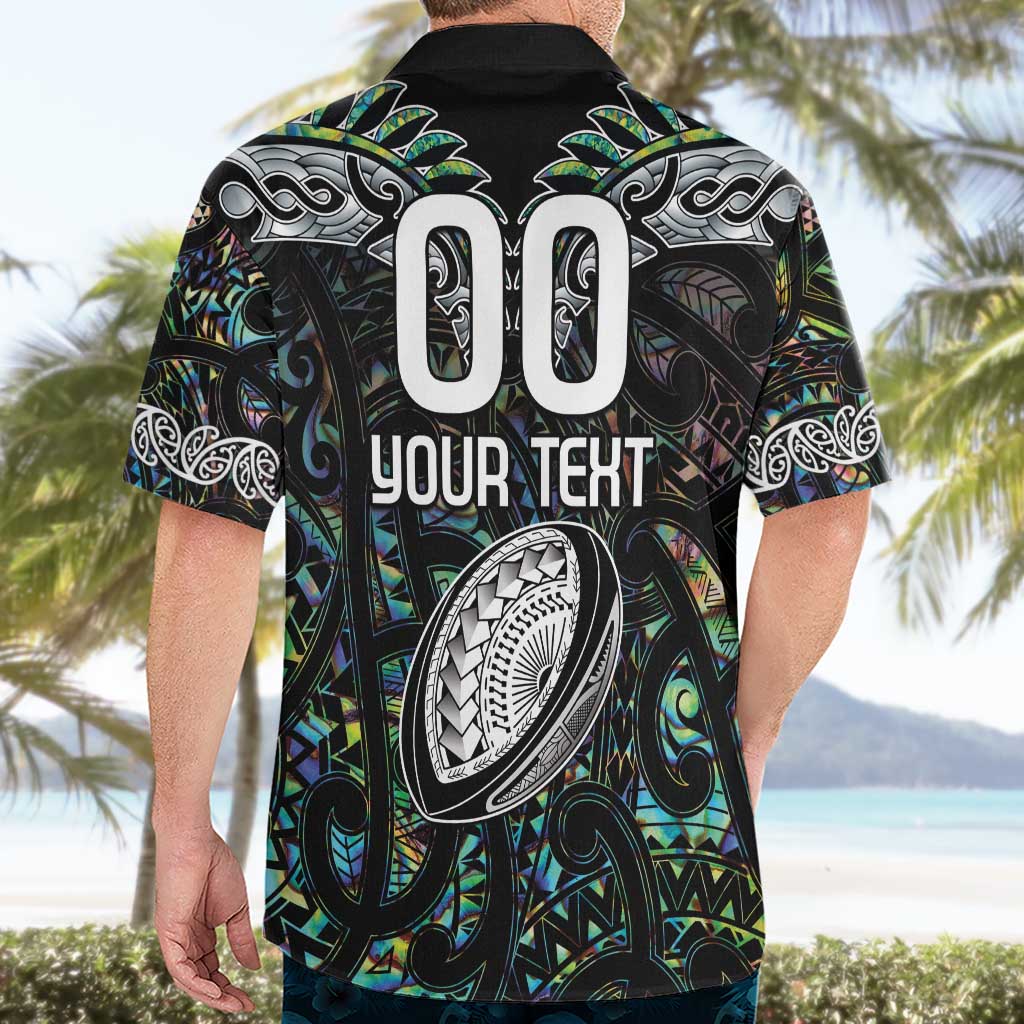 Custom New Zealand Hawaiian Shirt Maori Rugby Tattoo Papua Shell - Vibe Hoodie Shop