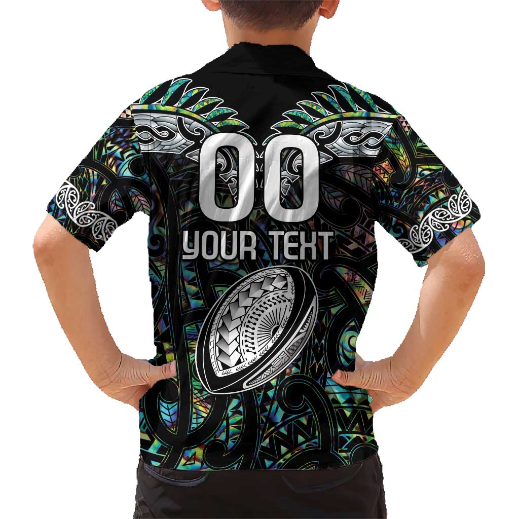 Custom New Zealand Hawaiian Shirt Maori Rugby Tattoo Papua Shell - Vibe Hoodie Shop