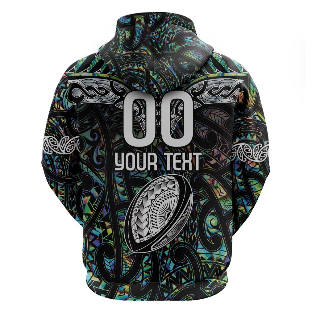 Custom New Zealand Hoodie Maori Rugby Tattoo Papua Shell LT9 - Vibe Hoodie Shop