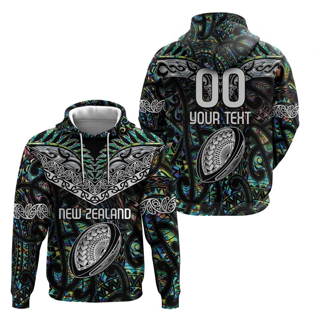 Custom New Zealand Hoodie Maori Rugby Tattoo Papua Shell LT9 - Vibe Hoodie Shop
