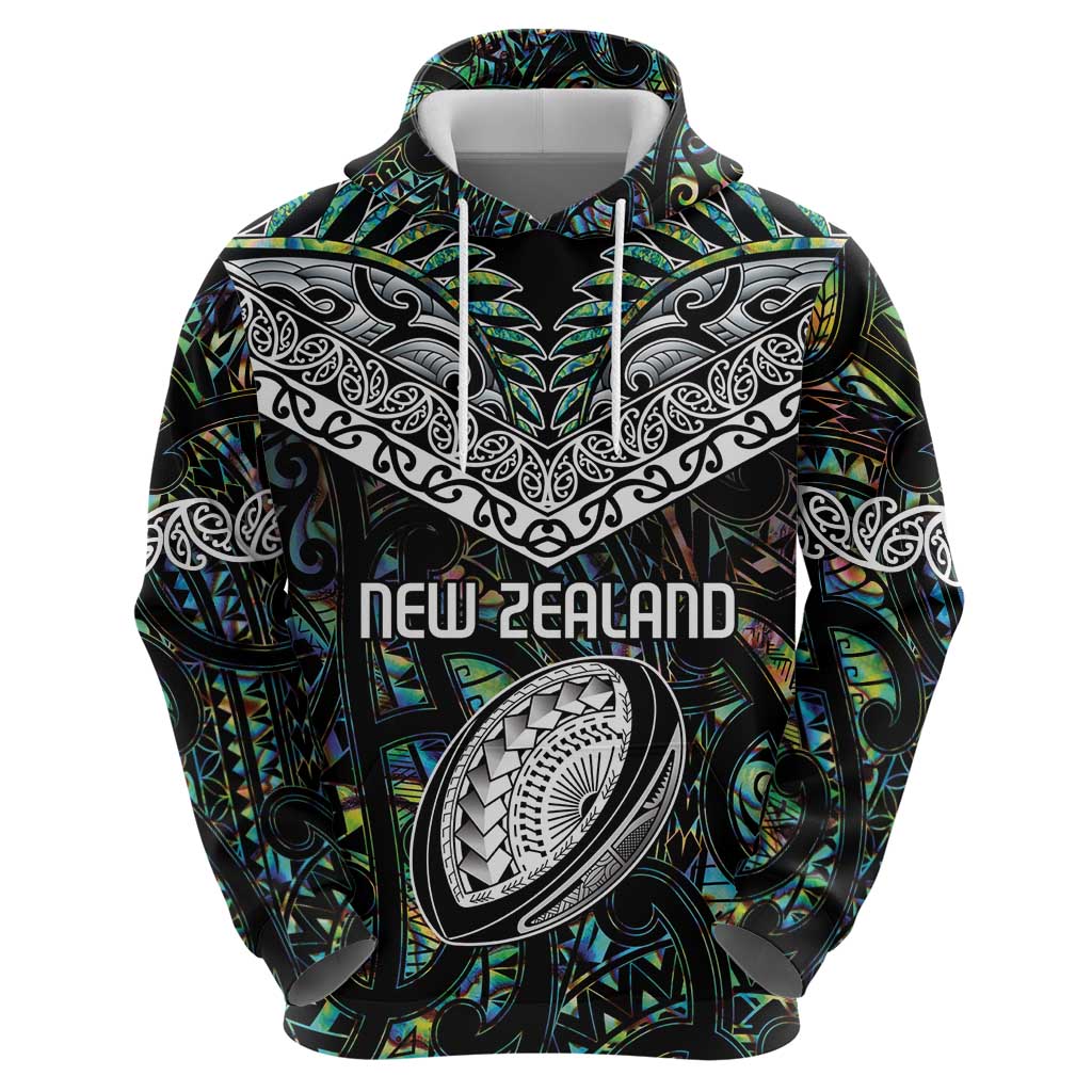 Custom New Zealand Hoodie Maori Rugby Tattoo Papua Shell LT9 - Vibe Hoodie Shop