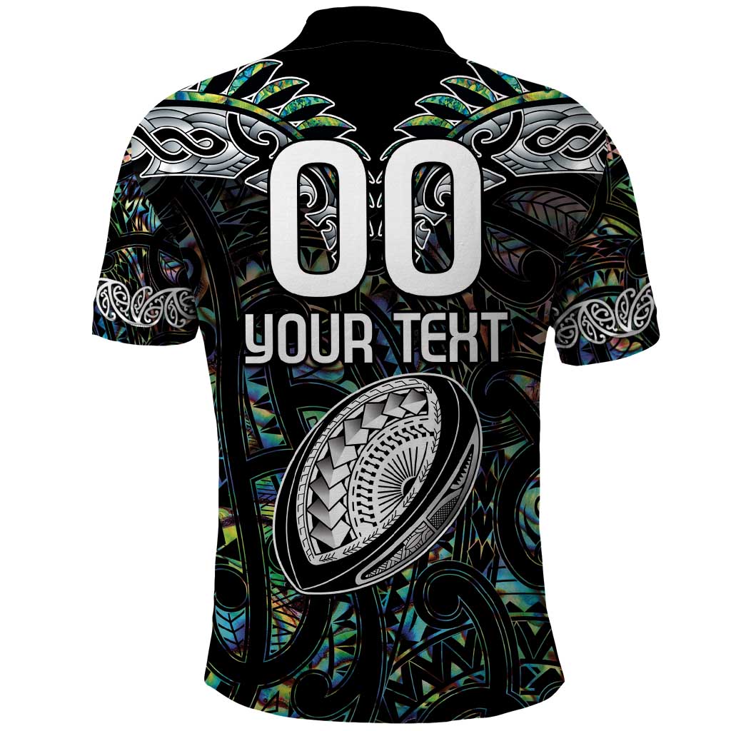 Custom New Zealand Polo Shirt Maori Rugby Tattoo Papua Shell LT9 - Vibe Hoodie Shop