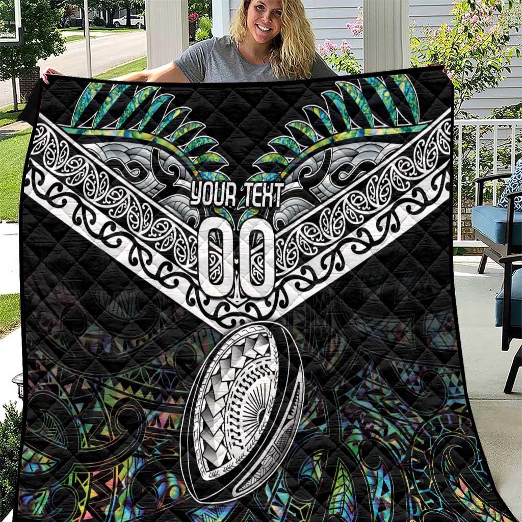 Custom New Zealand Quilt Maori Rugby Tattoo Papua Shell - Vibe Hoodie Shop