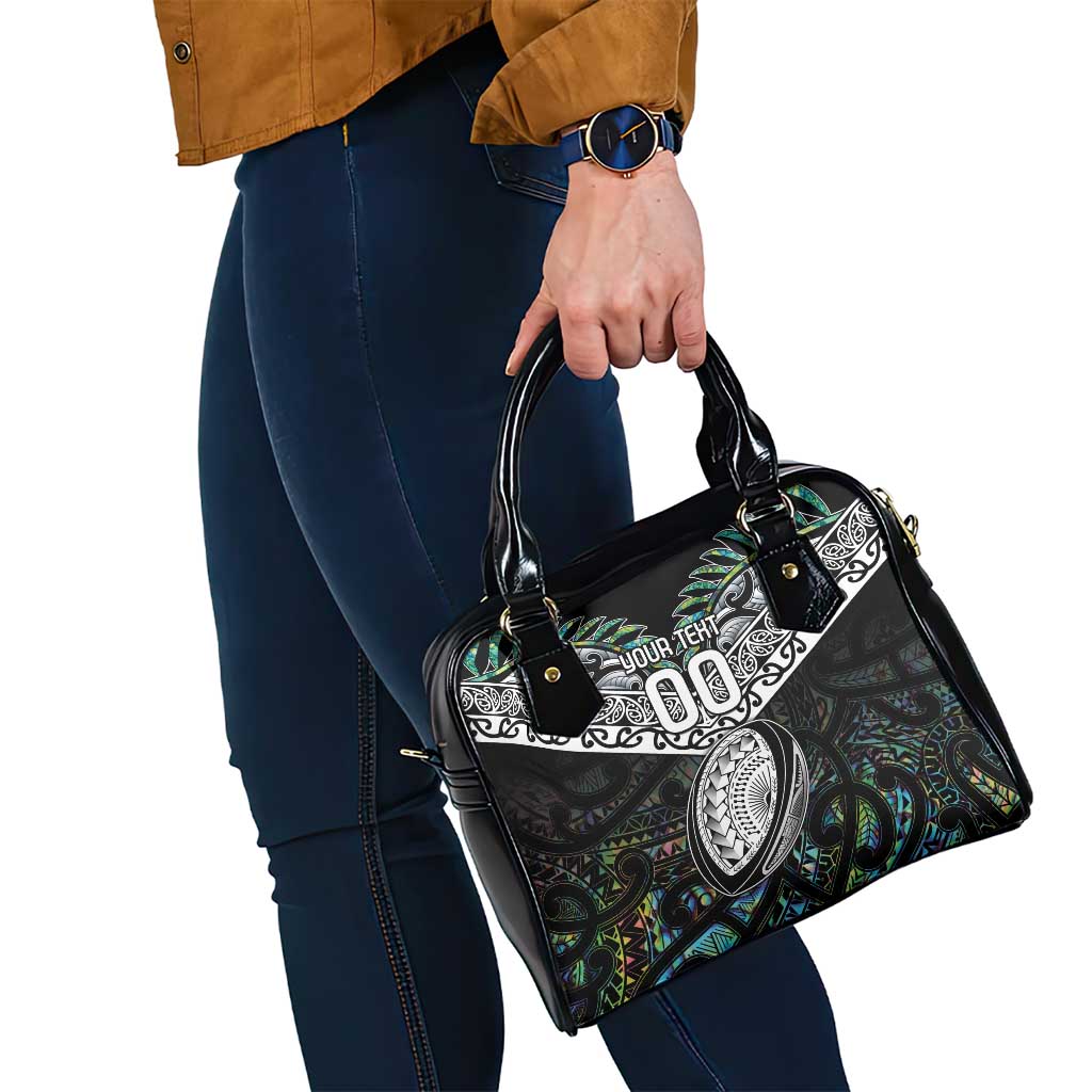 Custom New Zealand Shoulder Handbag Maori Rugby Tattoo Papua Shell - Vibe Hoodie Shop