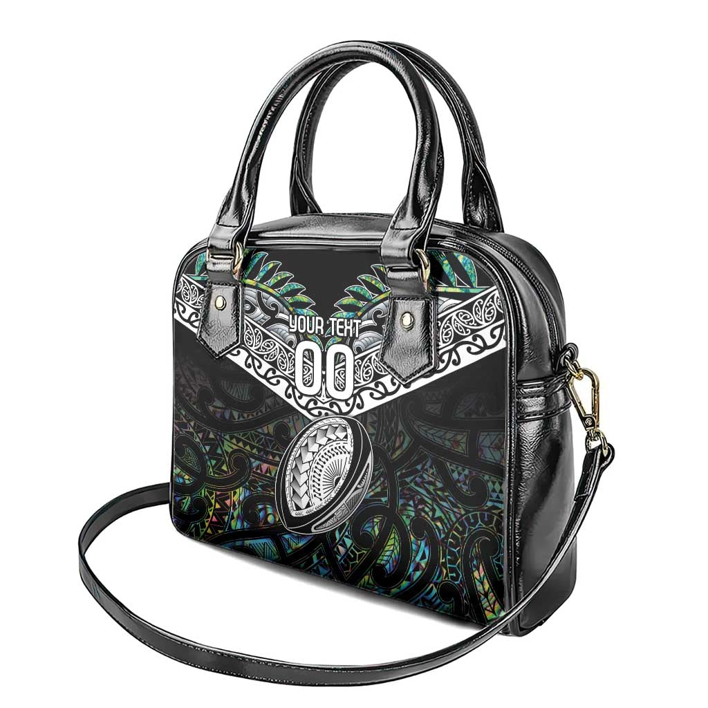 Custom New Zealand Shoulder Handbag Maori Rugby Tattoo Papua Shell - Vibe Hoodie Shop