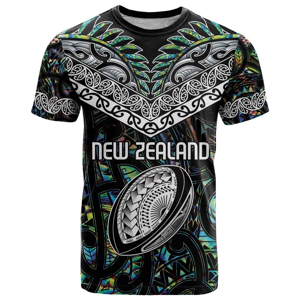 Custom New Zealand T Shirt Maori Rugby Tattoo Papua Shell LT9 - Vibe Hoodie Shop