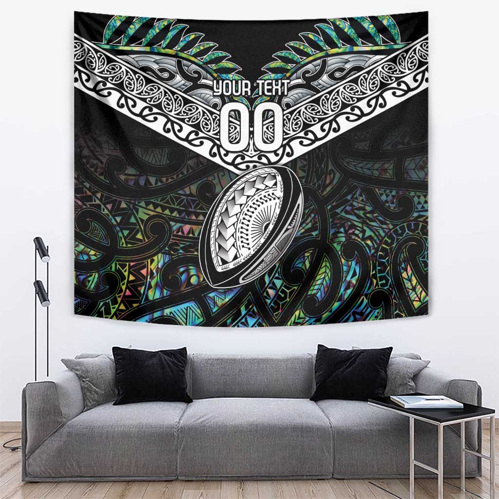 Custom New Zealand Tapestry Maori Rugby Tattoo Papua Shell - Vibe Hoodie Shop