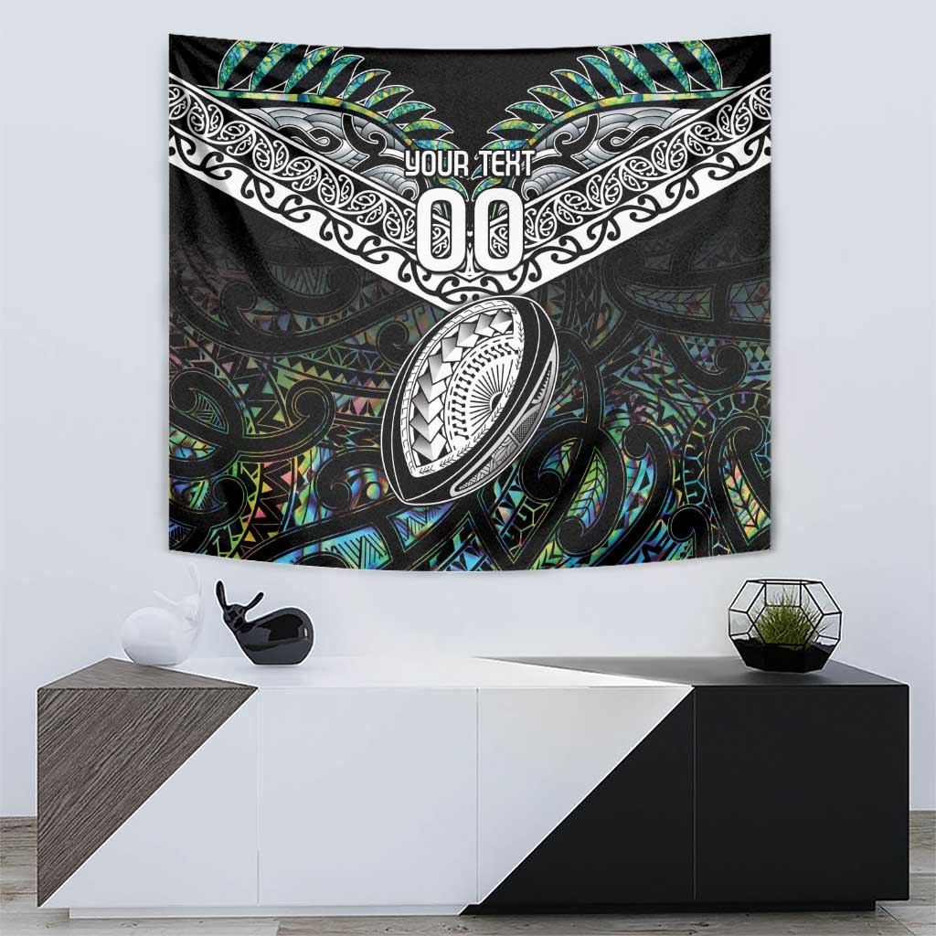 Custom New Zealand Tapestry Maori Rugby Tattoo Papua Shell - Vibe Hoodie Shop