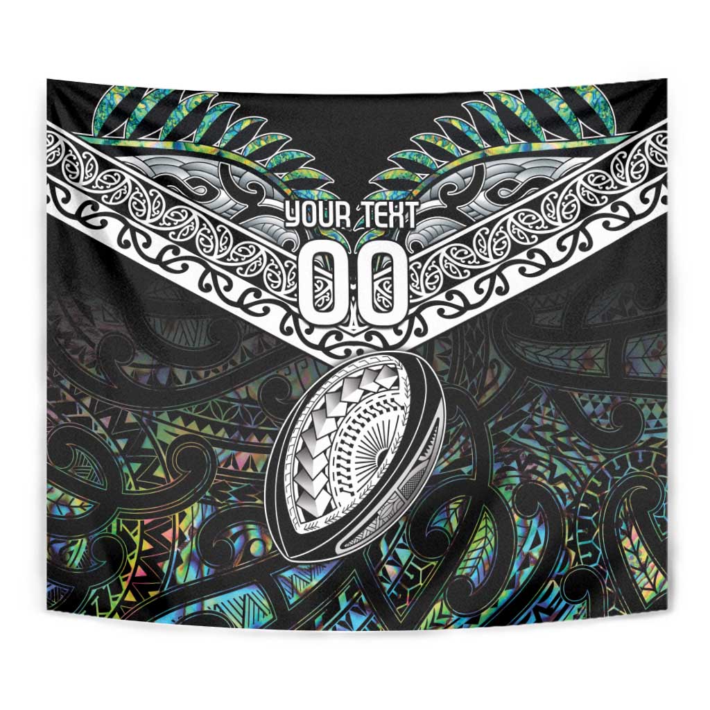 Custom New Zealand Tapestry Maori Rugby Tattoo Papua Shell - Vibe Hoodie Shop