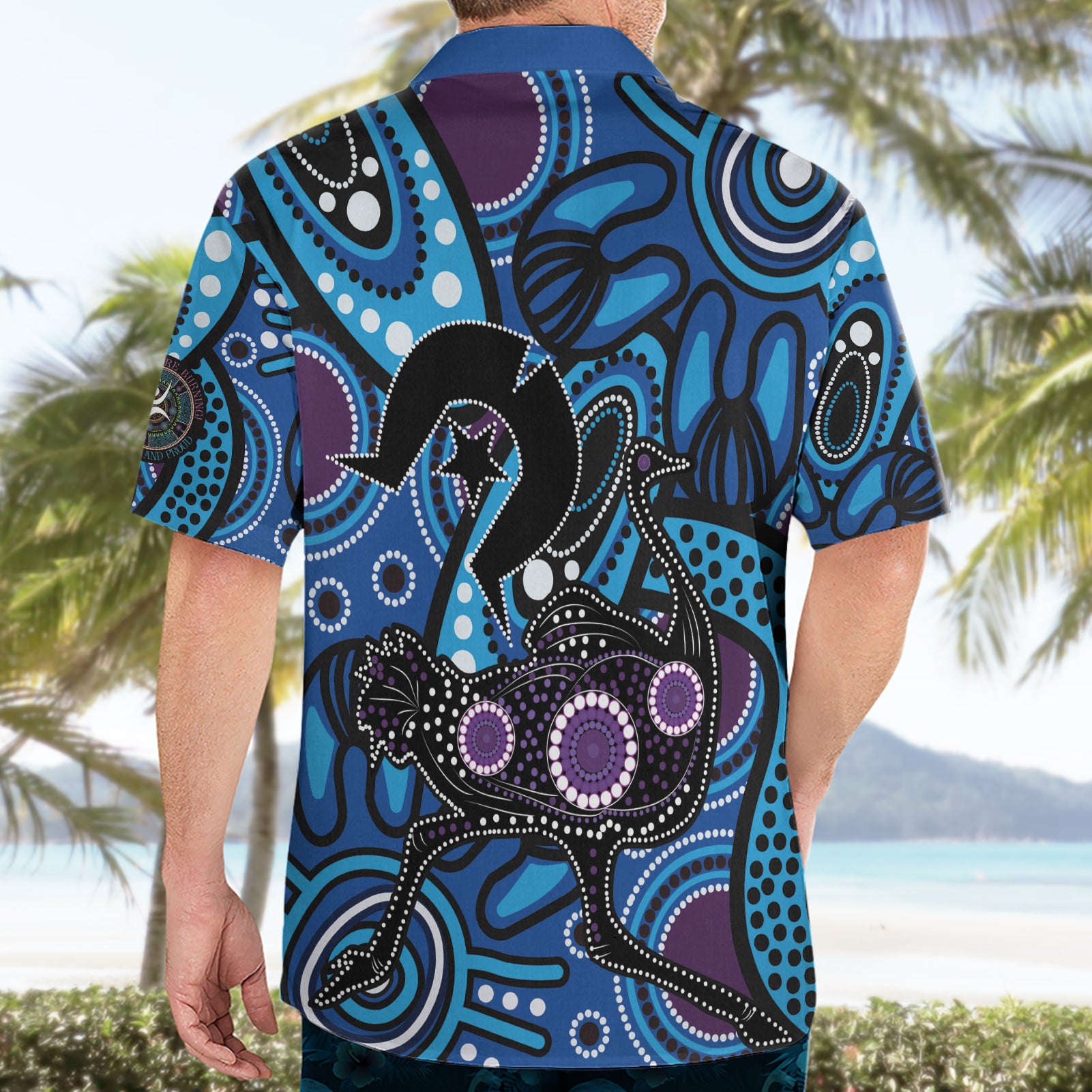 Emu NAIDOC 2024 Hawaiian Shirt Aboriginal Art Style - Vibe Hoodie Shop