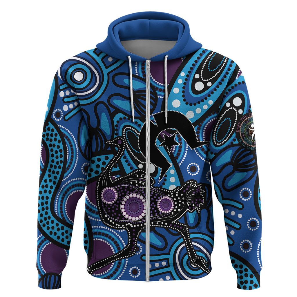 Emu NAIDOC 2024 Hoodie Aboriginal Art Style LT9 - Vibe Hoodie Shop