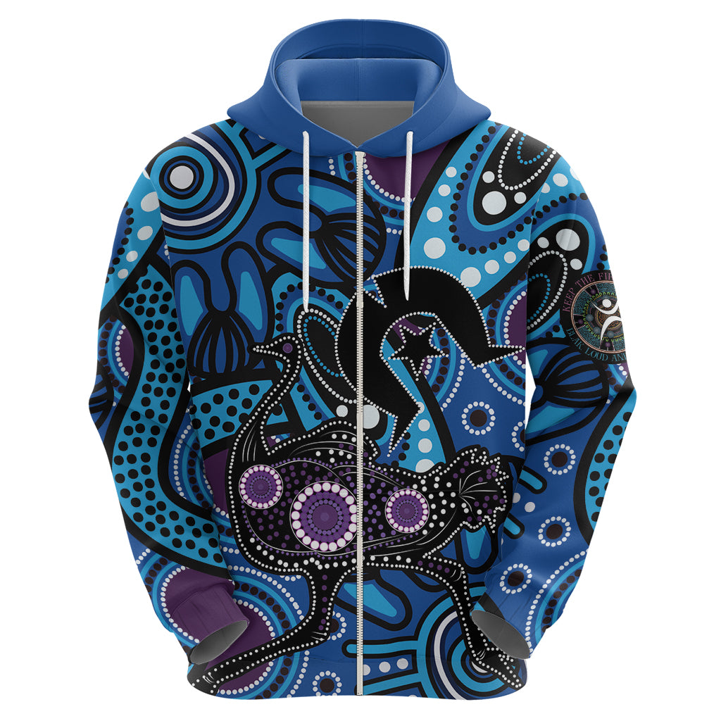 Emu NAIDOC 2024 Hoodie Aboriginal Art Style LT9 - Vibe Hoodie Shop