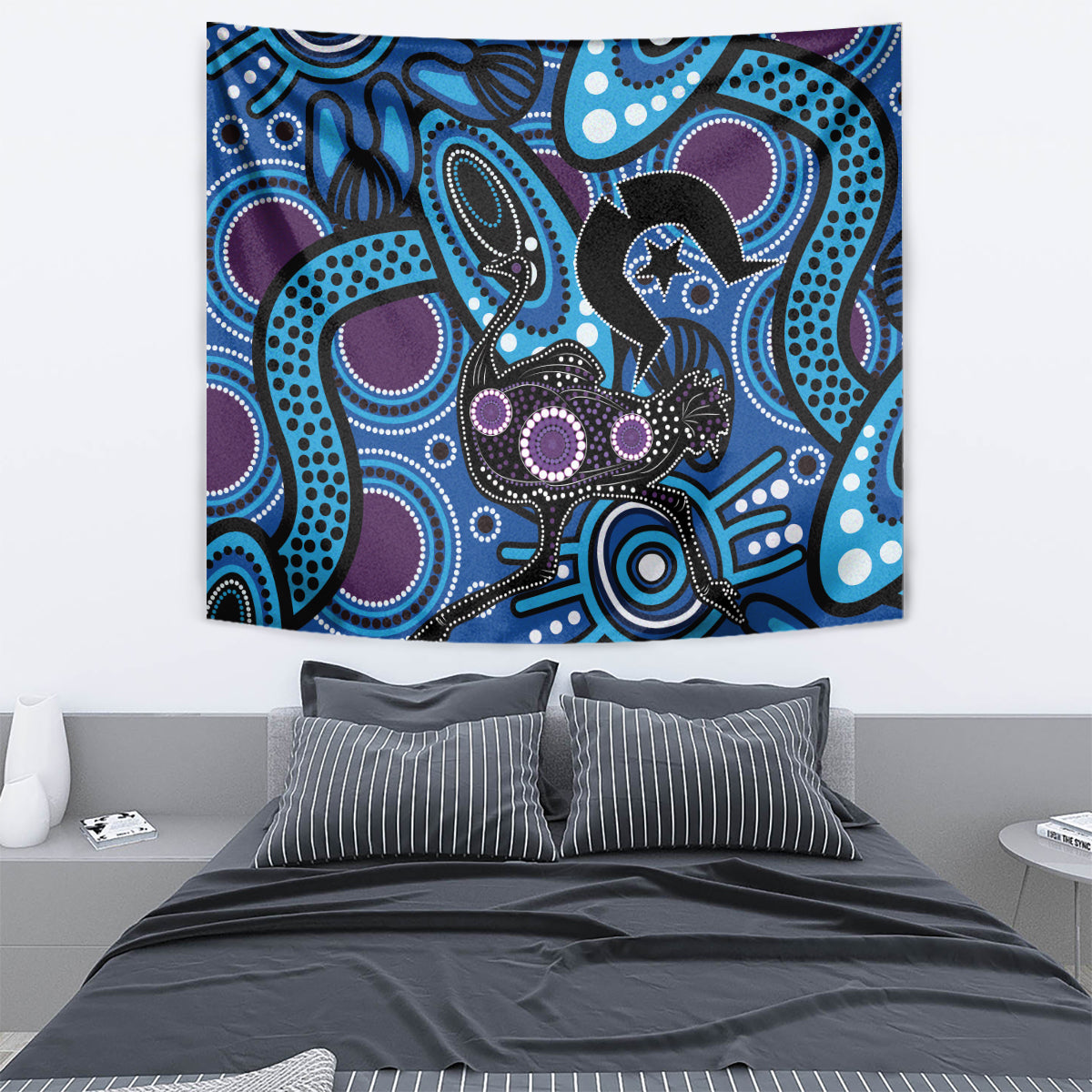 Emu NAIDOC 2024 Tapestry Aboriginal Art Style - Vibe Hoodie Shop