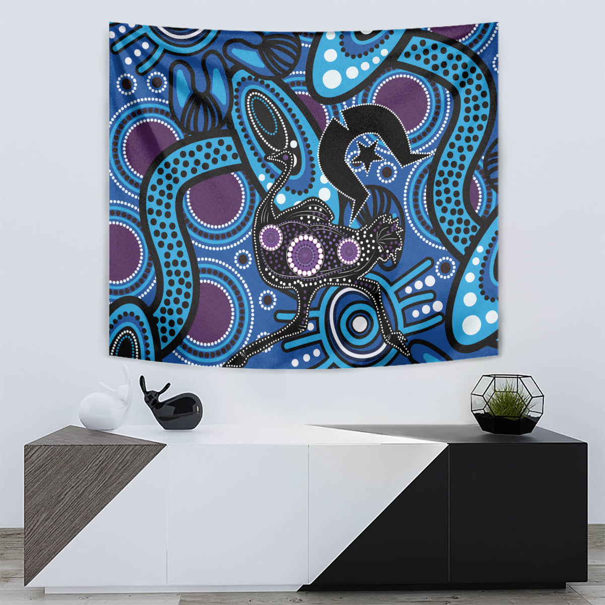 Emu NAIDOC 2024 Tapestry Aboriginal Art Style - Vibe Hoodie Shop