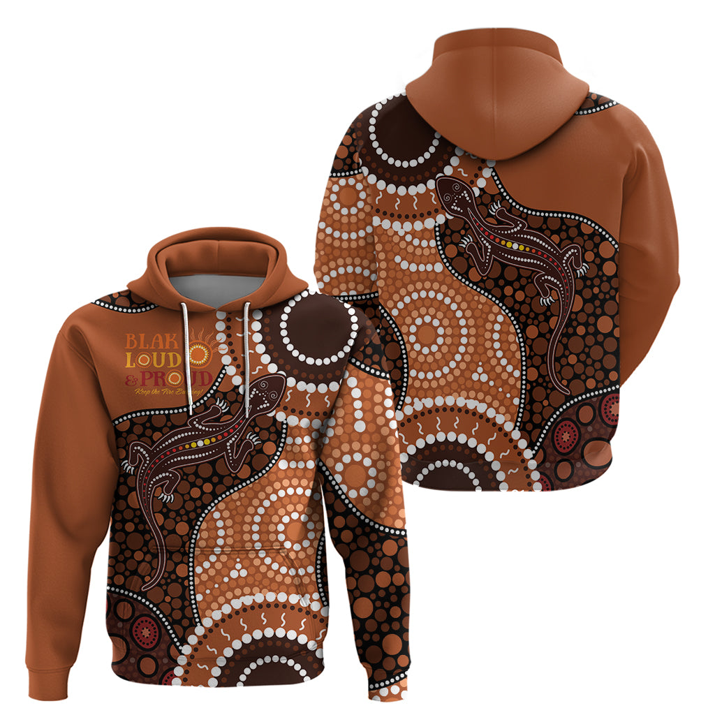 Lizard NAIDOC 2024 Hoodie Aboriginal Art Style LT9 - Vibe Hoodie Shop