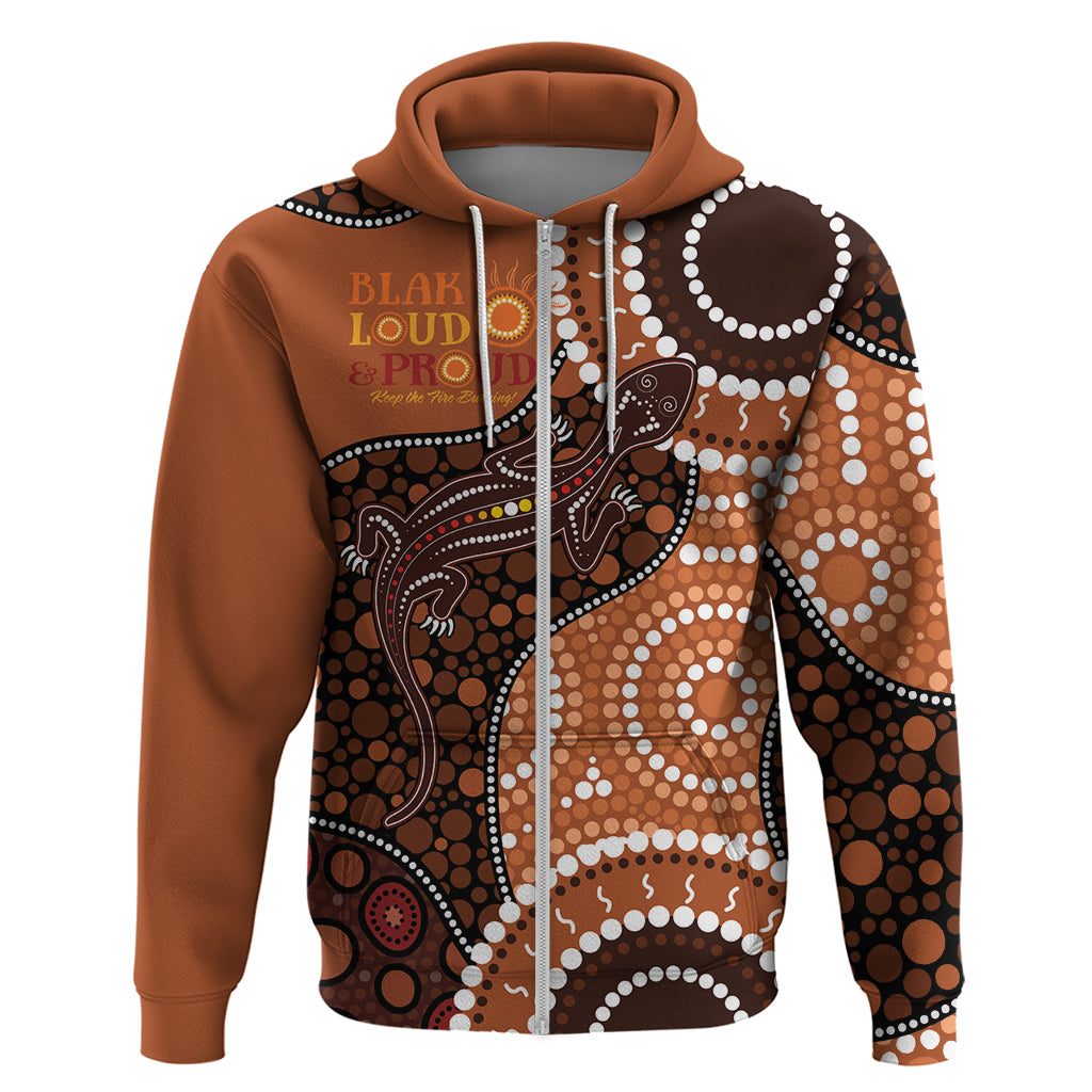 Lizard NAIDOC 2024 Hoodie Aboriginal Art Style LT9 - Vibe Hoodie Shop