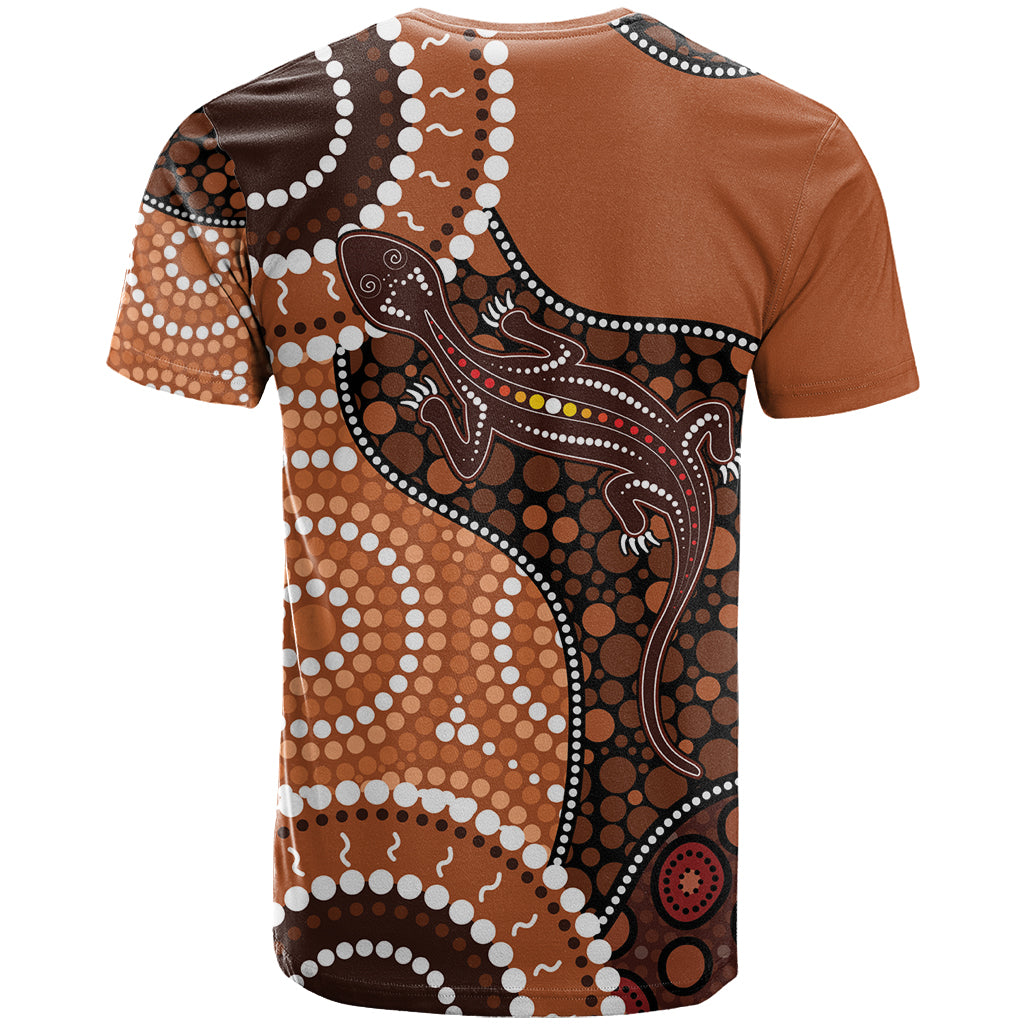 Lizard NAIDOC 2024 T Shirt Aboriginal Art Style LT9 - Vibe Hoodie Shop