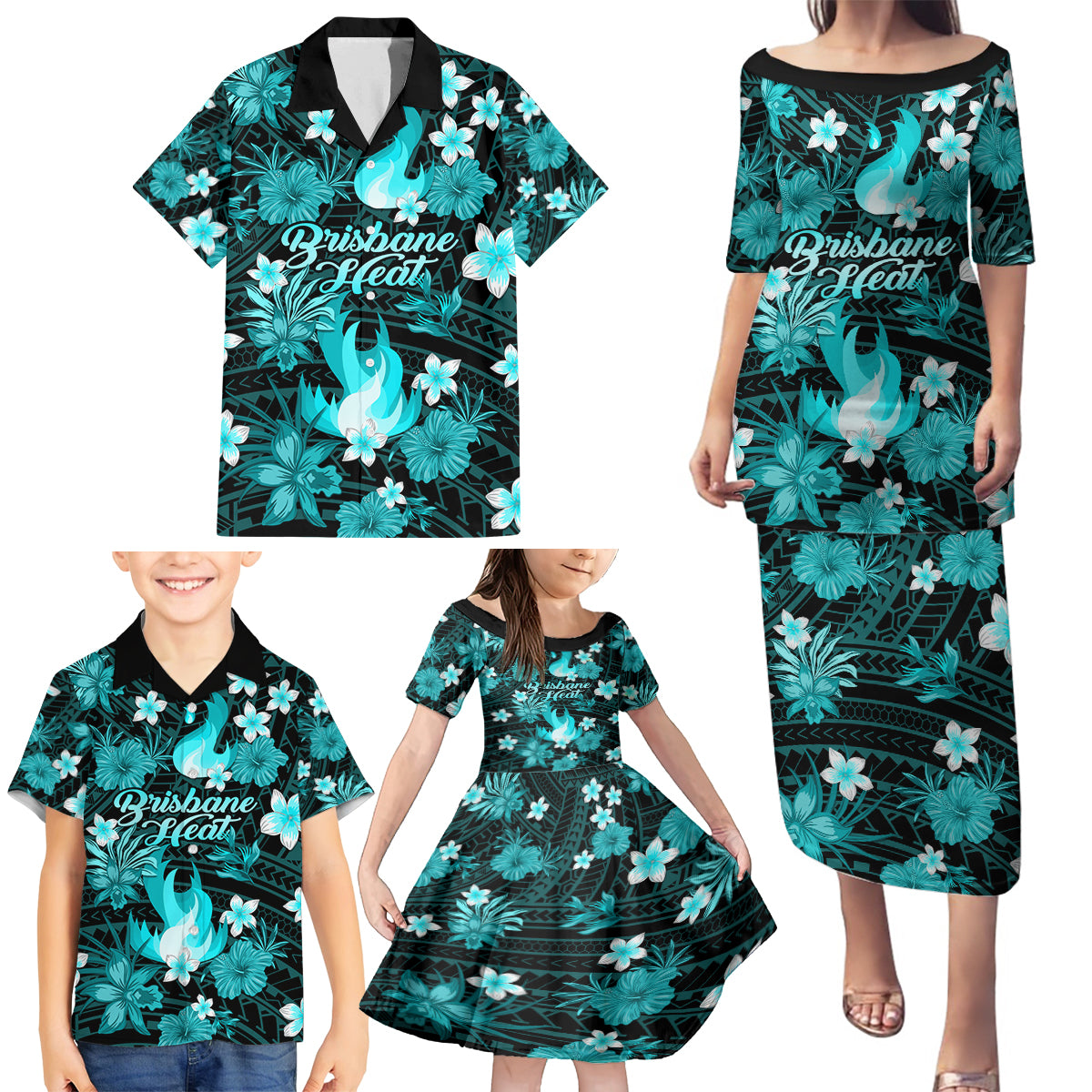 australian-heat-cricket-family-matching-puletasi-dress-and-hawaiian-shirt-baeuty-pacific-hibiscus-and-polynesian-pattern