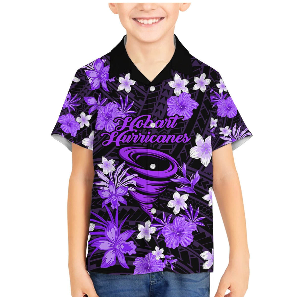 australian-hurricanes-cricket-family-matching-mermaid-dress-and-hawaiian-shirt-baeuty-pacific-hibiscus-and-polynesian-pattern