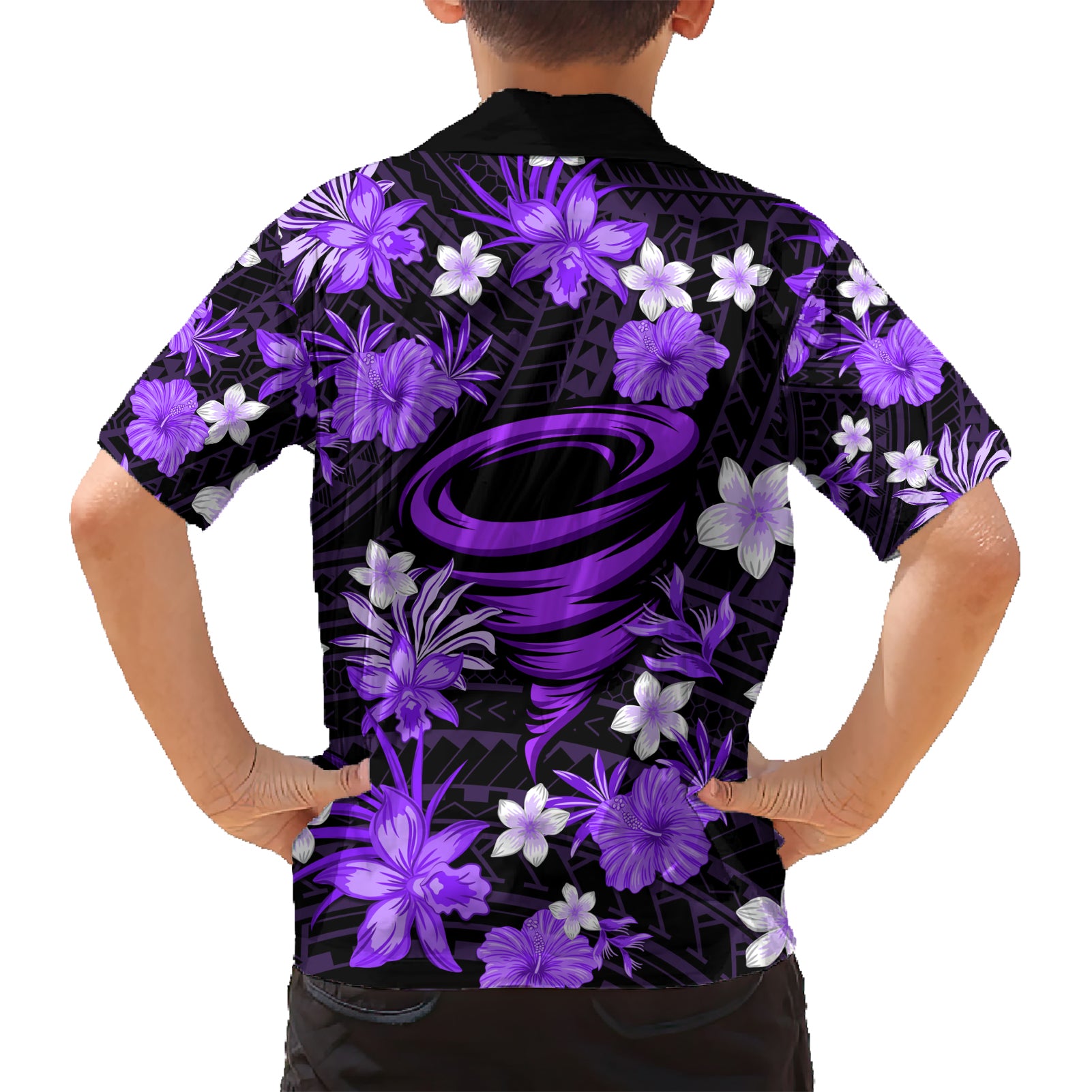 Australian Hurricanes Cricket Hawaiian Shirt Baeuty Pacific Hibiscus and Polynesian Pattern - Vibe Hoodie Shop