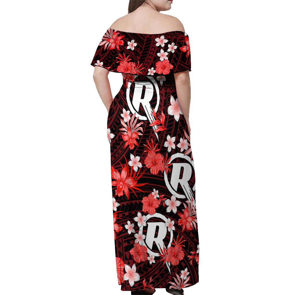 australian-renegades-cricket-off-shoulder-maxi-dress-baeuty-pacific-hibiscus-and-polynesian-pattern