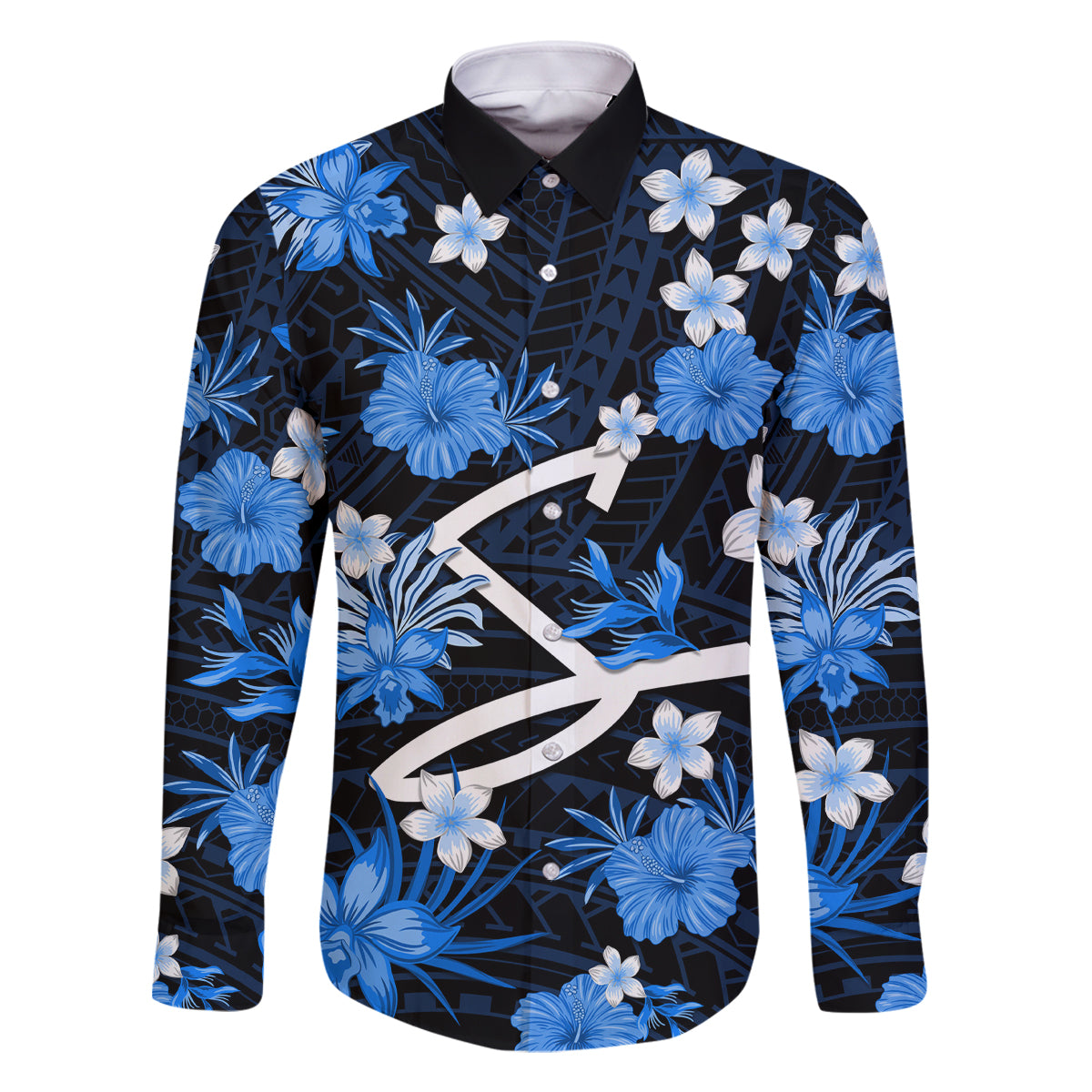 australian-strikers-cricket-family-matching-long-sleeve-bodycon-dress-and-hawaiian-shirt-baeuty-pacific-hibiscus-and-polynesian-pattern