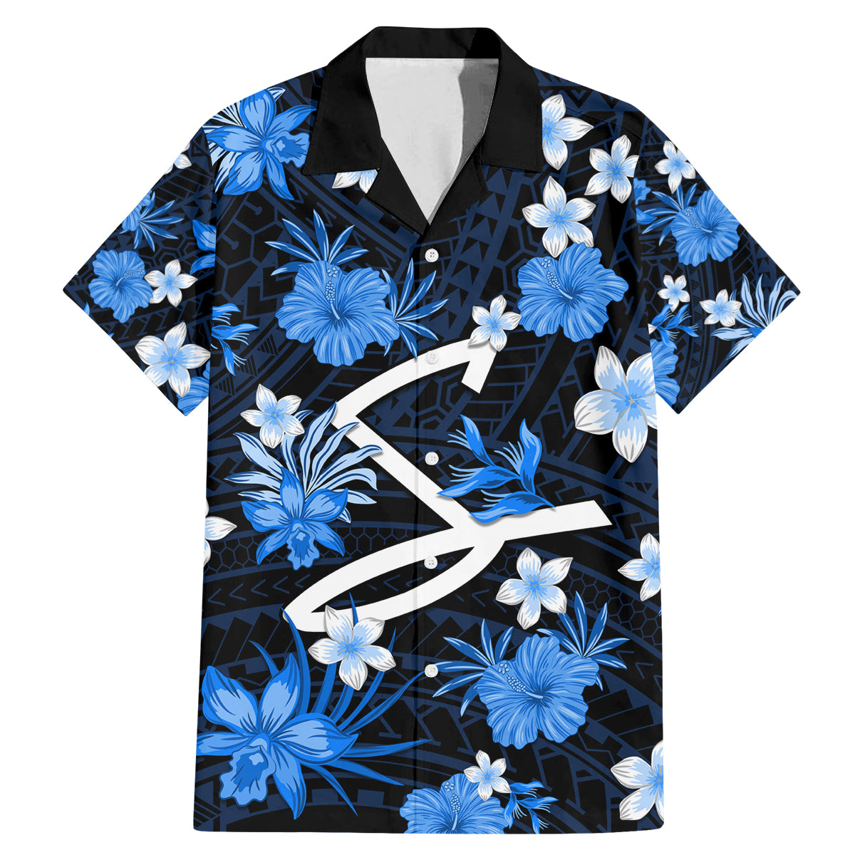 australian-strikers-cricket-family-matching-mermaid-dress-and-hawaiian-shirt-baeuty-pacific-hibiscus-and-polynesian-pattern