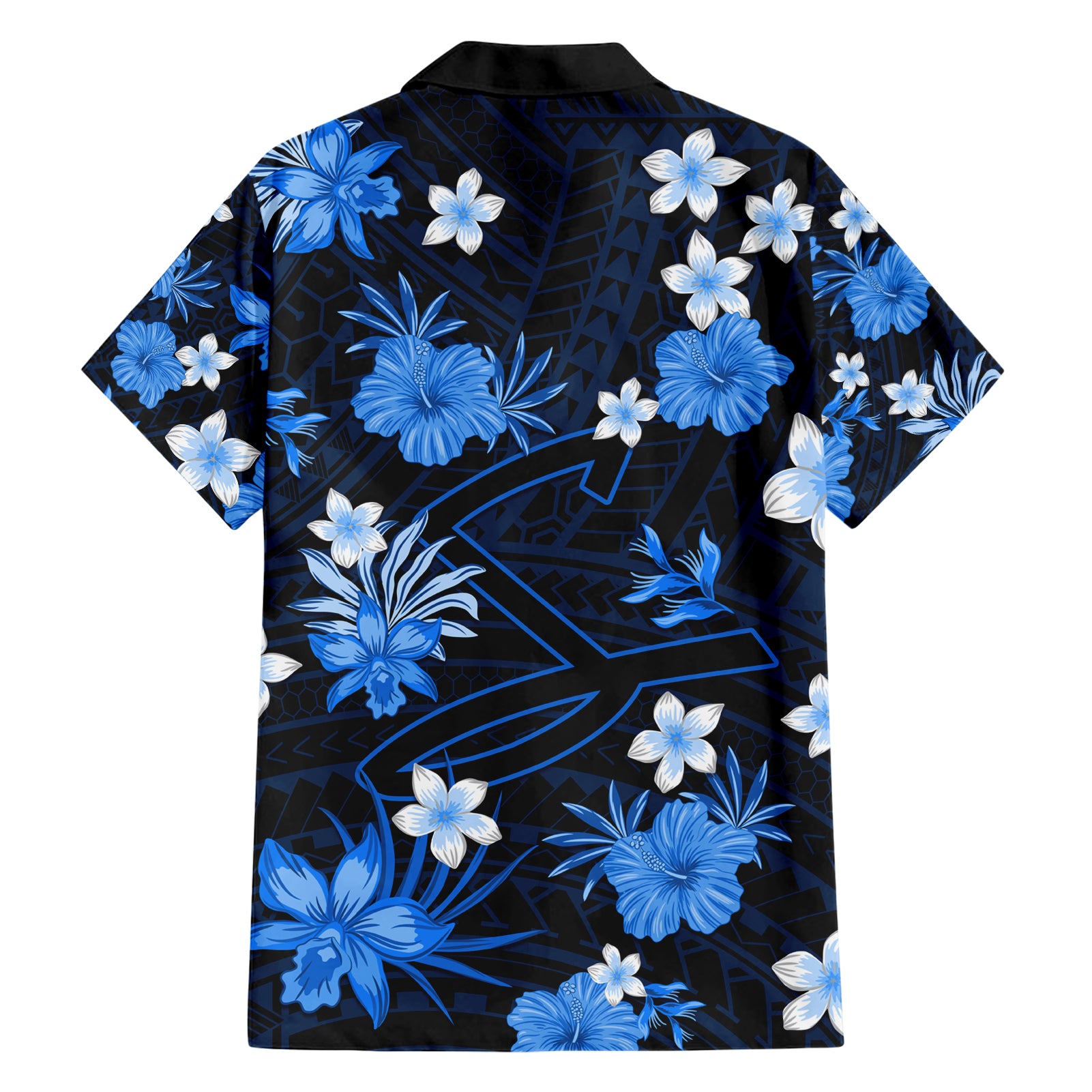 australian-strikers-cricket-family-matching-short-sleeve-bodycon-dress-and-hawaiian-shirt-baeuty-pacific-hibiscus-and-polynesian-pattern