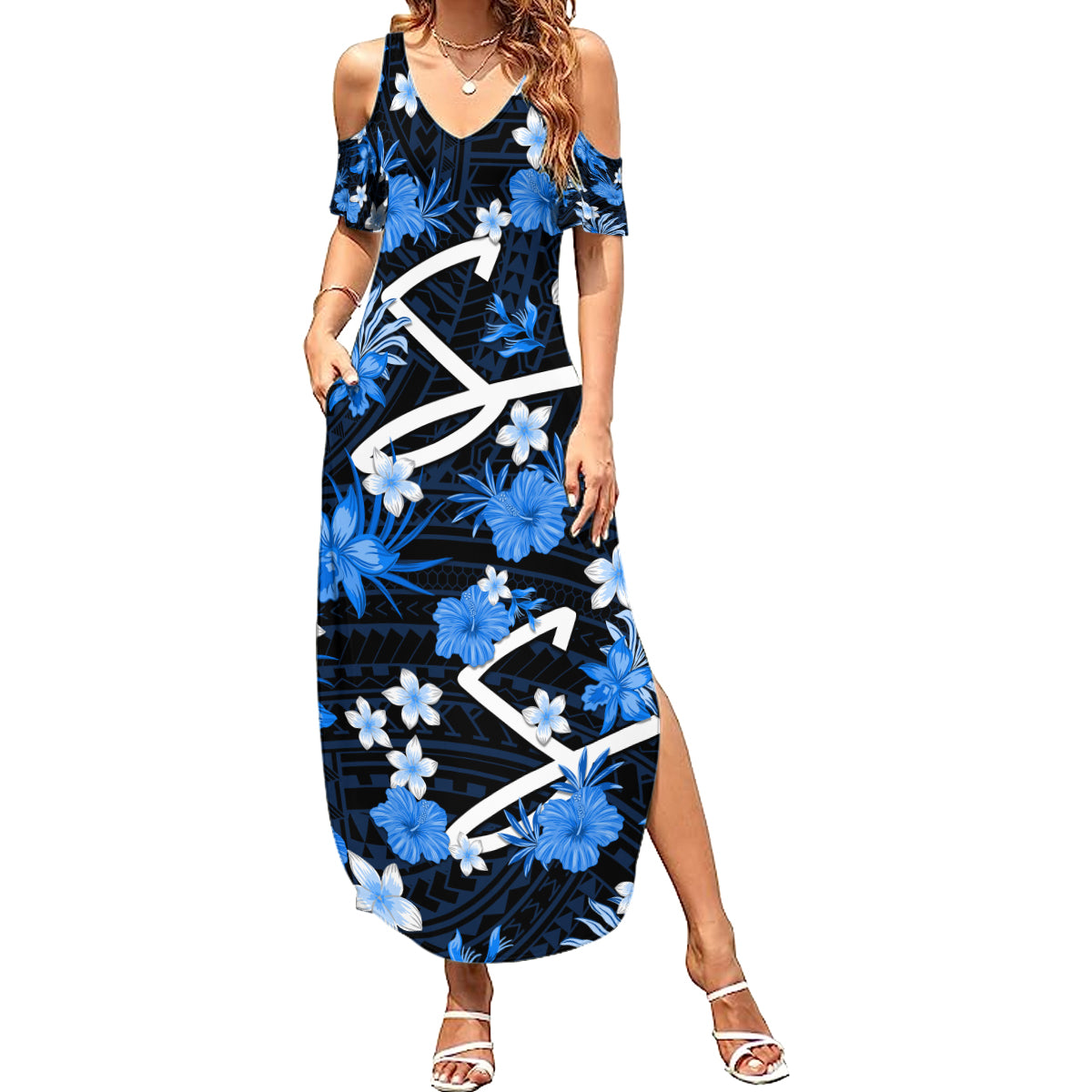 australian-strikers-cricket-summer-maxi-dress-baeuty-pacific-hibiscus-and-polynesian-pattern