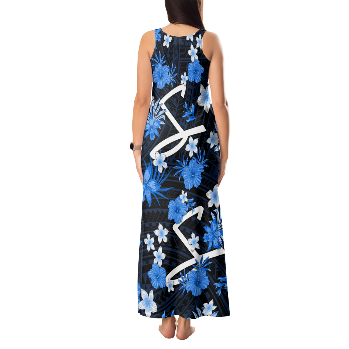 australian-strikers-cricket-tank-maxi-dress-baeuty-pacific-hibiscus-and-polynesian-pattern