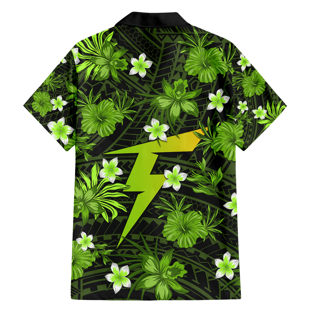 australian-thunder-cricket-family-matching-off-shoulder-long-sleeve-dress-and-hawaiian-shirt-baeuty-pacific-hibiscus-and-polynesian-pattern