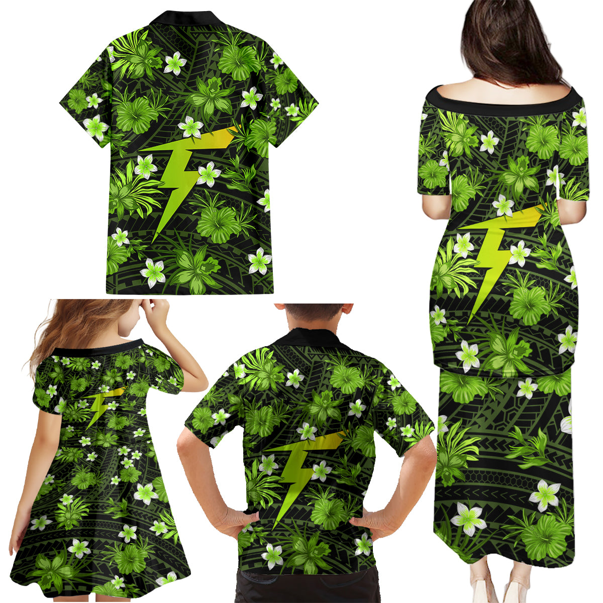 australian-thunder-cricket-family-matching-puletasi-dress-and-hawaiian-shirt-baeuty-pacific-hibiscus-and-polynesian-pattern